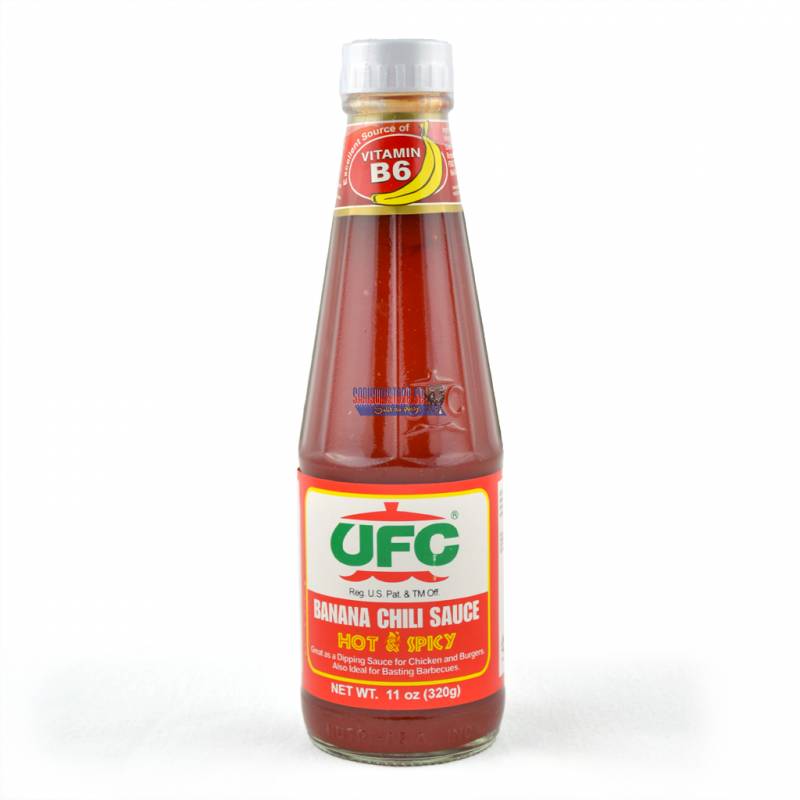 UFC Banana Chili Sauce (Hot & Spicy), 320g Tjin's Toko