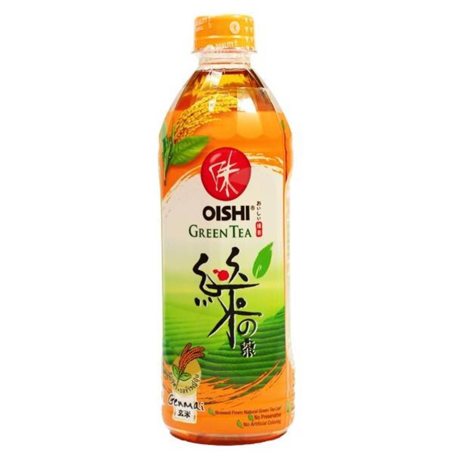 Green Tea Genmai, 500ml Tjin's Toko