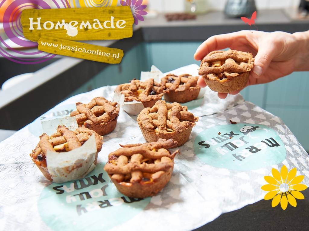 Mini appeltaartjes van Jessica Mendels