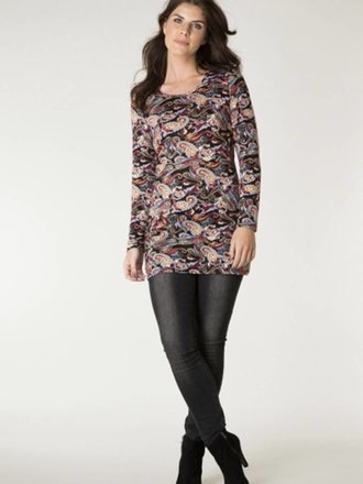 Ivy Beau tuniek in paisley motief Ivy Beau tuniek in paisley motief