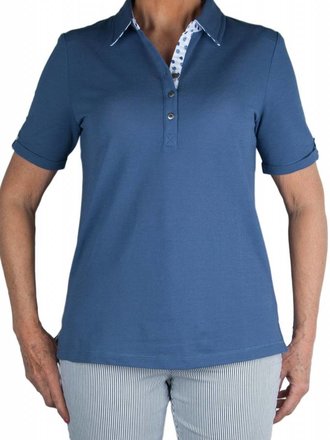 Navigazione polo met stipjes accenten Navigazione polo met stipjes accenten