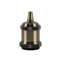 Metal Lamp Holder 'Bernt' antique bronze E27