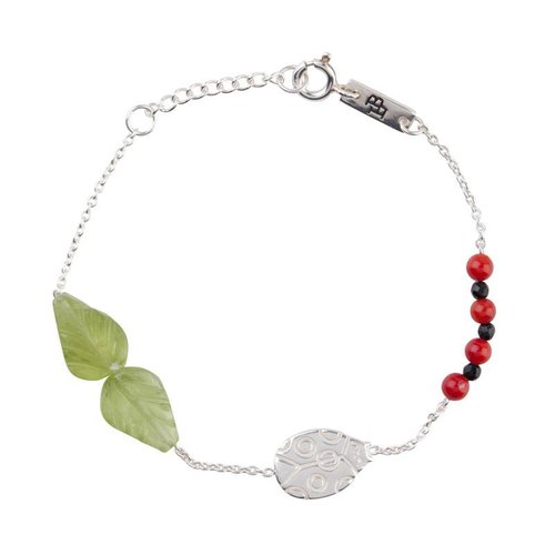 Lennebelle Petites Daughter bracelet 'You are my lovely little ladybug' Silver Lennebelle Petites Daughter bracelet 'You are my lovely little ladybug' Silver