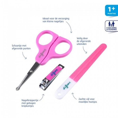 Difrax Roos manicure setje Difrax Difrax Roos manicure setje Difrax
