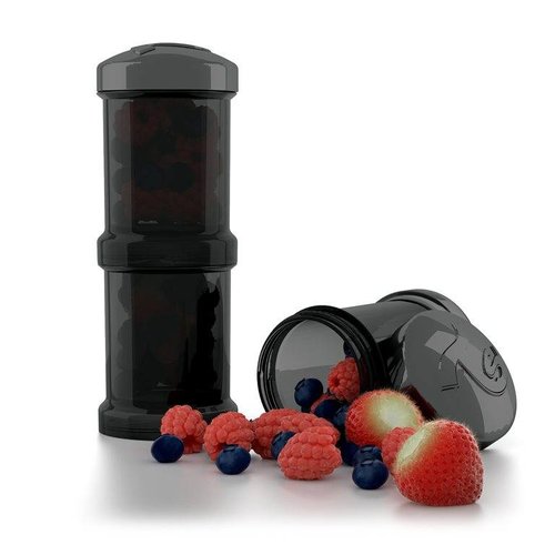 Twistshake TwistShake container 2 x 100 ml - zwart Twistshake TwistShake container 2 x 100 ml - zwart