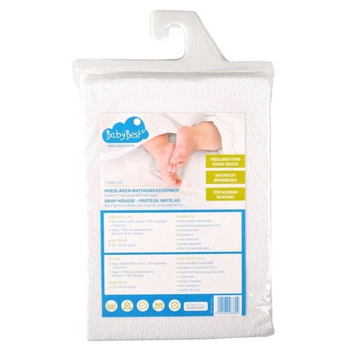 Babybest Matrasbeschermer 60x120 cm Babybest Babybest Matrasbeschermer 60x120 cm Babybest