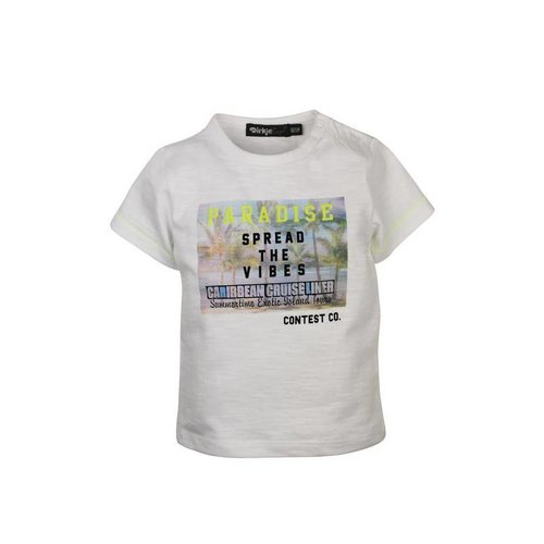 Dirkje kinderkleding Dirkje babywear witte jongens tshirt paradise Dirkje kinderkleding Dirkje babywear witte jongens tshirt paradise