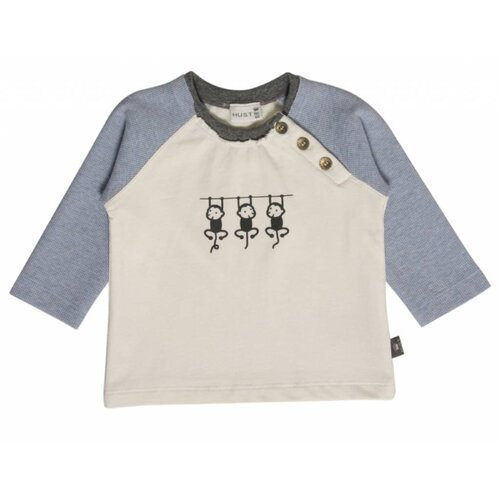 Hust & claire Hust & Claire jongens tshirt met aapjes Hust & claire Hust & Claire jongens tshirt met aapjes