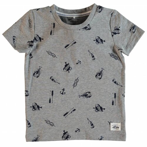 Name-it Name-it grijze jongens tshirt NITFRANS Name-it Name-it grijze jongens tshirt NITFRANS