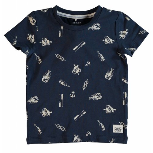 Name-it Name-it blauwe jongens tshirt NITFRANS Name-it Name-it blauwe jongens tshirt NITFRANS