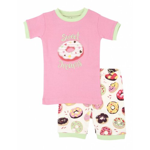 Hatley Hatley 2delige meisjes zomer pyjama Sweet Donuts Hatley Hatley 2delige meisjes zomer pyjama Sweet Donuts
