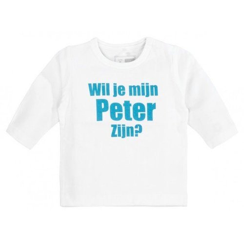 Name-it Tshirt wil je mijn Peter zijn Name-it Tshirt wil je mijn Peter zijn