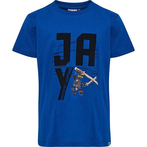 Lego wear Blauwe jongens t-shirt Lego Ninjago Jay Lego wear Blauwe jongens t-shirt Lego Ninjago Jay