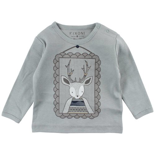 Fixoni Groene herten t-shirt Fixoni Fixoni Groene herten t-shirt Fixoni