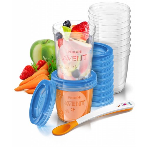 Avent Avent Natural hapjesset - bewaarpotjes Avent Avent Natural hapjesset - bewaarpotjes