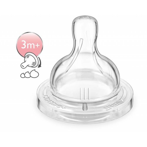 Avent Avent classic + zuigspeen 123 +3M Avent Avent classic + zuigspeen 123 +3M