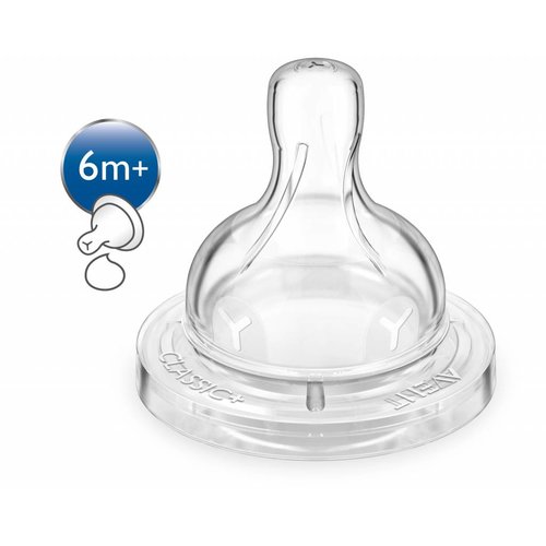 Avent Avent classic + zuigspeen dikkere voeding +6M Avent Avent classic + zuigspeen dikkere voeding +6M