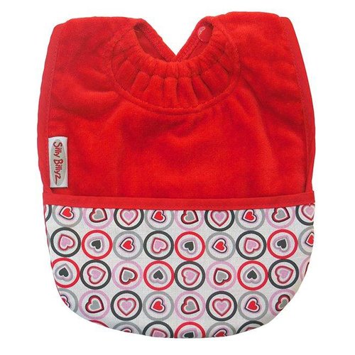 Silly Billyz Rode pocket slab hartjes Silly Billyz Rode pocket slab hartjes