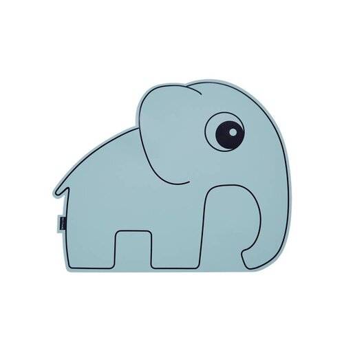 Done by deer Blauwe placemat olifant Done by deer Blauwe placemat olifant