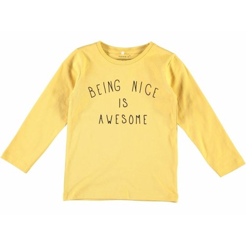 Name-it Name-it gele jongens t-shirt Damsko Name-it Name-it gele jongens t-shirt Damsko