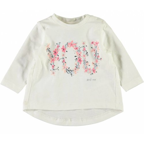 Name-it Name-it wiite meisjes t-shirt Darling Name-it Name-it wiite meisjes t-shirt Darling