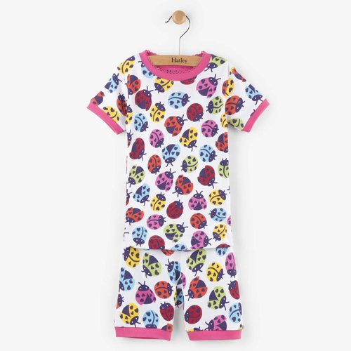 Hatley Hatley 2-delige korte pyjama Ladybirds Hatley Hatley 2-delige korte pyjama Ladybirds