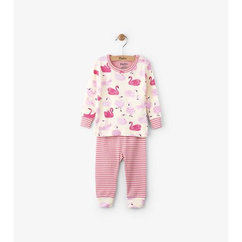 Hatley Hatley 2-delige pyjama dancing swans Hatley Hatley 2-delige pyjama dancing swans