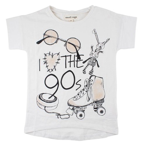 Small rags Small Rags meisjes t-shirt the 90's Small rags Small Rags meisjes t-shirt the 90's
