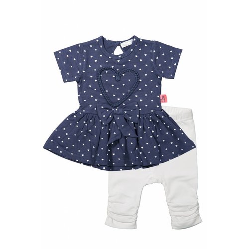 Dirkje kinderkleding Meisjes set 2st heart Dirkje kinderkleding Meisjes set 2st heart