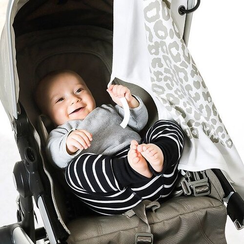 Kurtis Kurtis pram curtain leopard white Kurtis Kurtis pram curtain leopard white