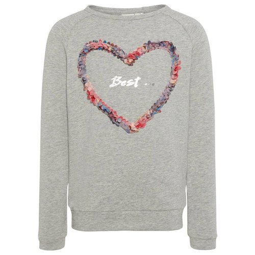 Name-it Name-it sweater Jolie Grey melange Name-it Name-it sweater Jolie Grey melange