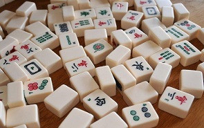 Mahjong demonstratie in De Dobbelsteen Tilburg.