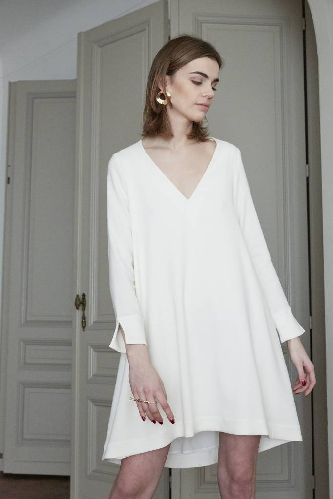 La Collection Clemence dress off-white