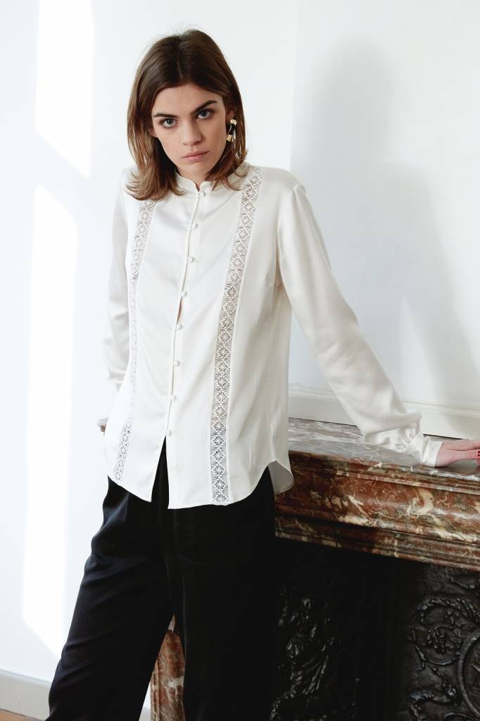 La Collection Gabrielle blouse off-white