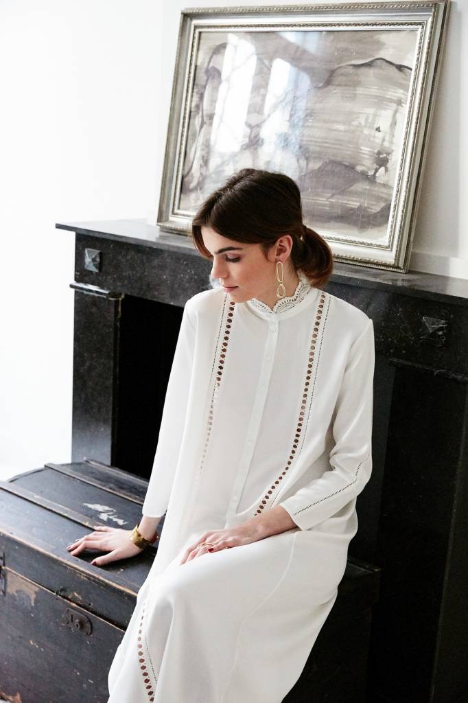 La Collection Aeryn dress off-white