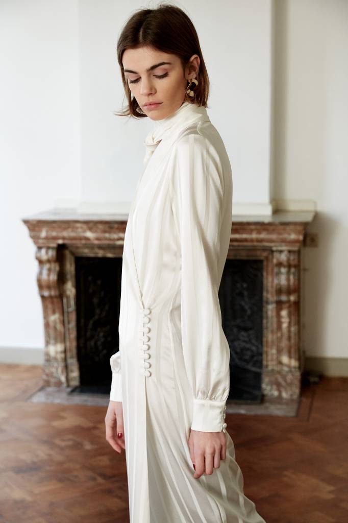 La Collection Eleni dress off-white
