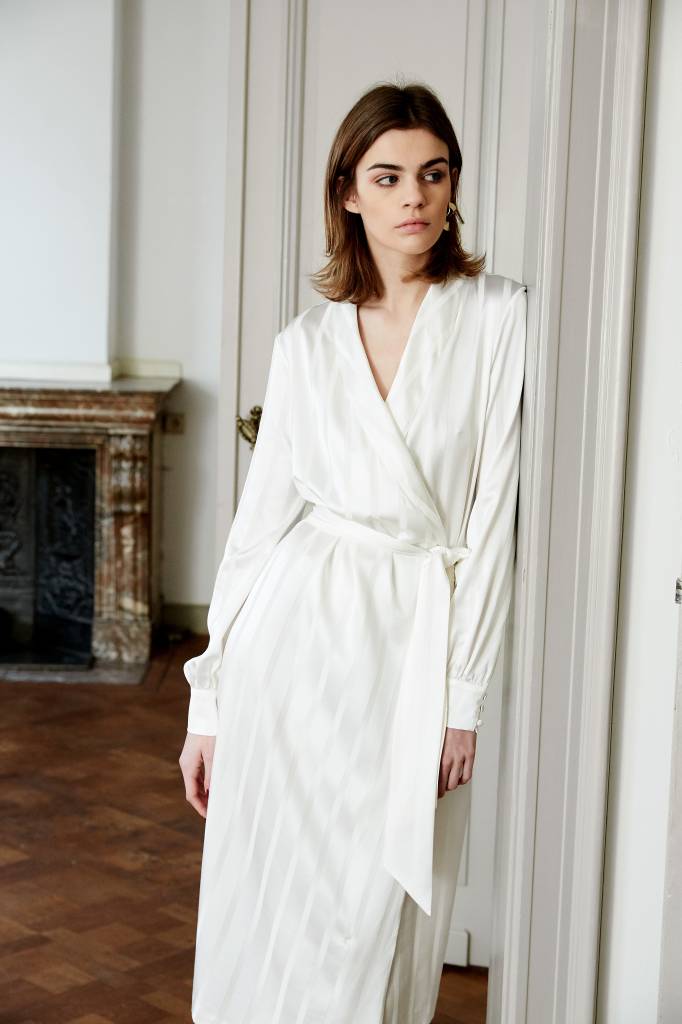 La Collection Eleni dress off-white