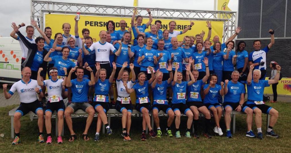 Aegon medewerkers schitteren in Fusion tijdens de 010 Triathlon voor het Alzheimerfonds