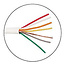 AlarmKabel massief 6 x 0,5mm afgeschermd afgeschermd in doos 100 meter