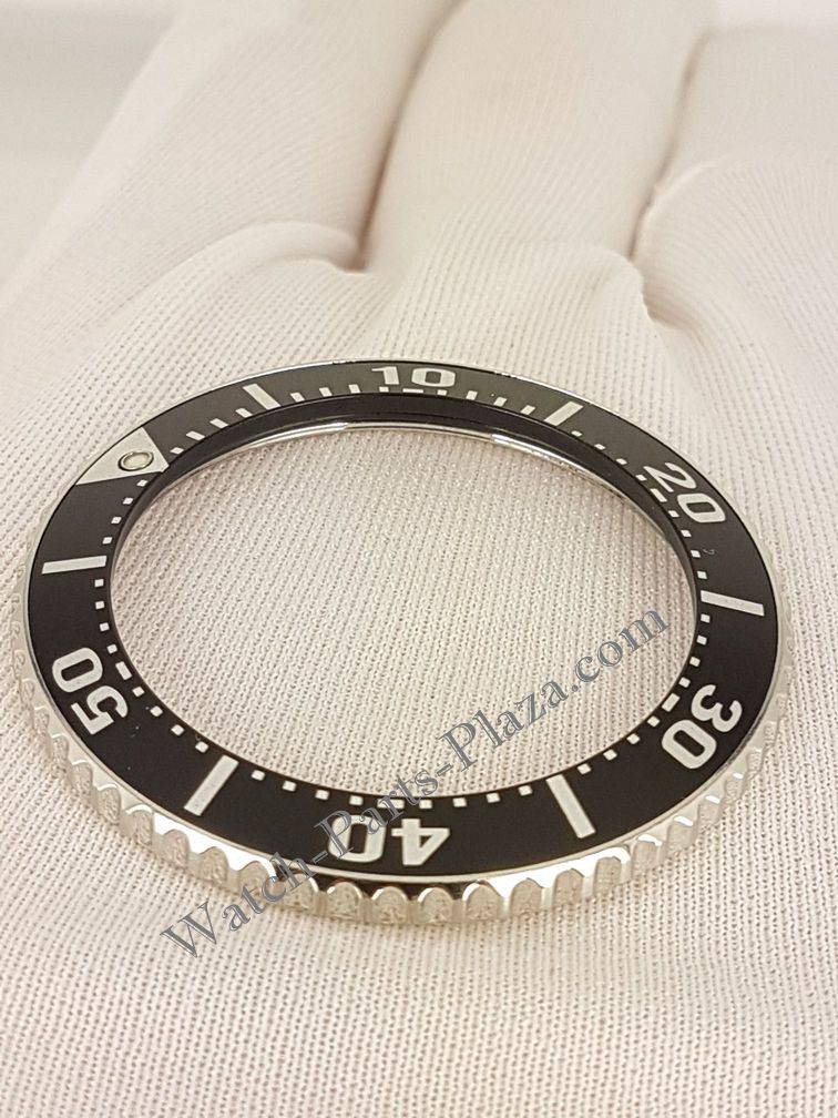 Original bezel for the Seiko SNE437P1 Prospex Solar - Watch-Parts-Plaza