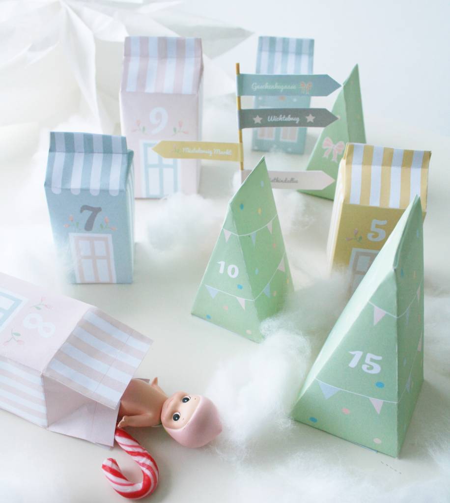 Mimirella Adventskalender Printable
