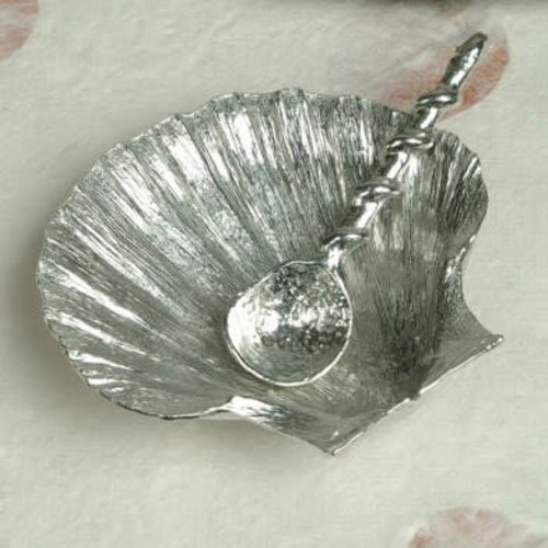 Glover and Smith Scallop Shell Bowl and Spoon Glover and Smith Scallop Shell Bowl and Spoon