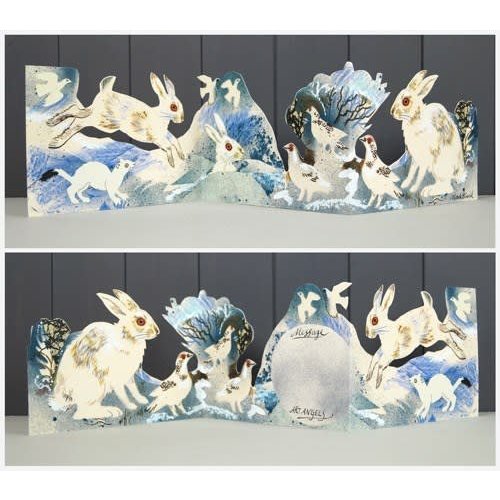 Art Angels White Hare 3 fold Mark Hearld Art Angels White Hare 3 fold Mark Hearld