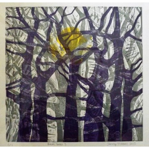 West Yorkshire Print Workshop Bare Trees No. 3 West Yorkshire Print Workshop Bare Trees No. 3