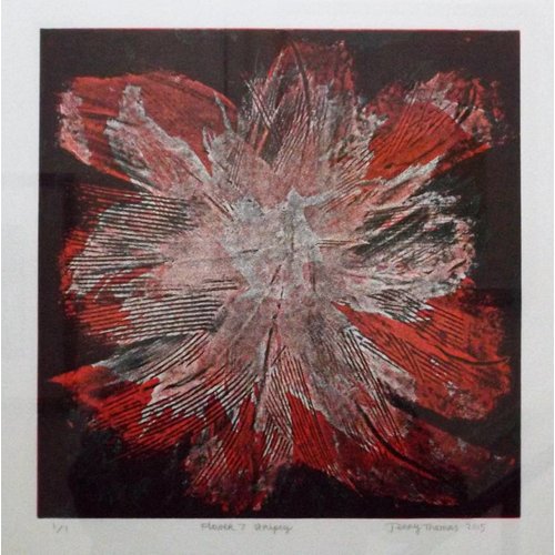 West Yorkshire Print Workshop Flower 7 - Stripey West Yorkshire Print Workshop Flower 7 - Stripey