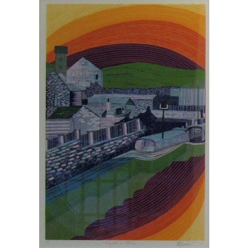 West Yorkshire Print Workshop Mirfield in Blue West Yorkshire Print Workshop Mirfield in Blue