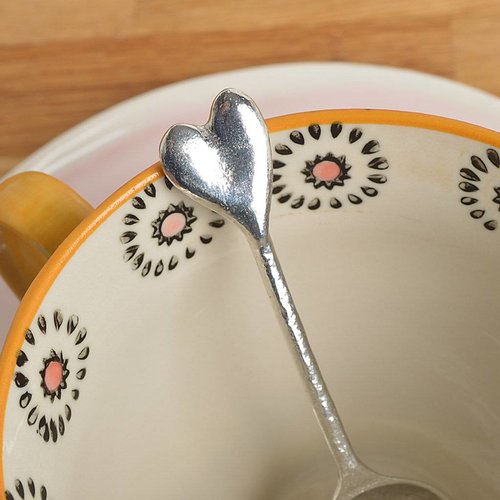 Glover and Smith Heart Pewter Teaspoon Glover and Smith Heart Pewter Teaspoon