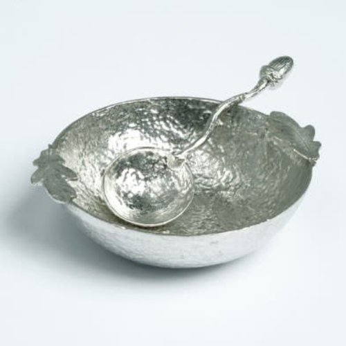 Glover and Smith Oak Leaf Bowl with Acorn Spoon Glover and Smith Oak Leaf Bowl with Acorn Spoon