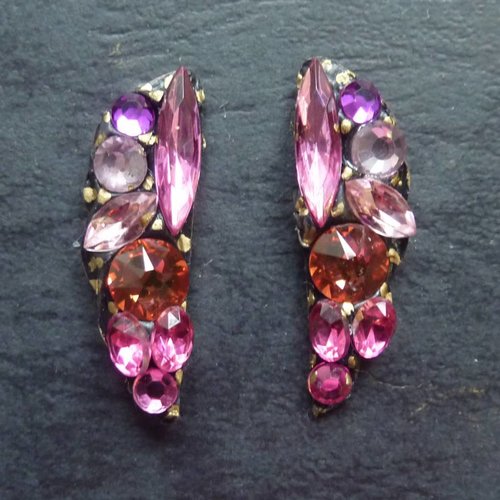 Annie Sherburne Vintage pink Stud crystal earrings Annie Sherburne Vintage pink Stud crystal earrings
