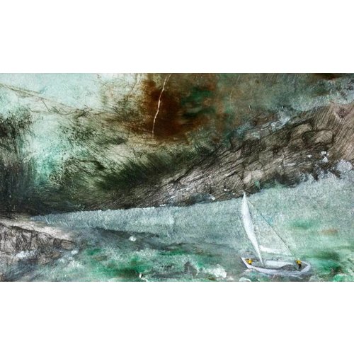 West Yorkshire Print Workshop HC Entering the Harbour in a Storm West Yorkshire Print Workshop HC Entering the Harbour in a Storm